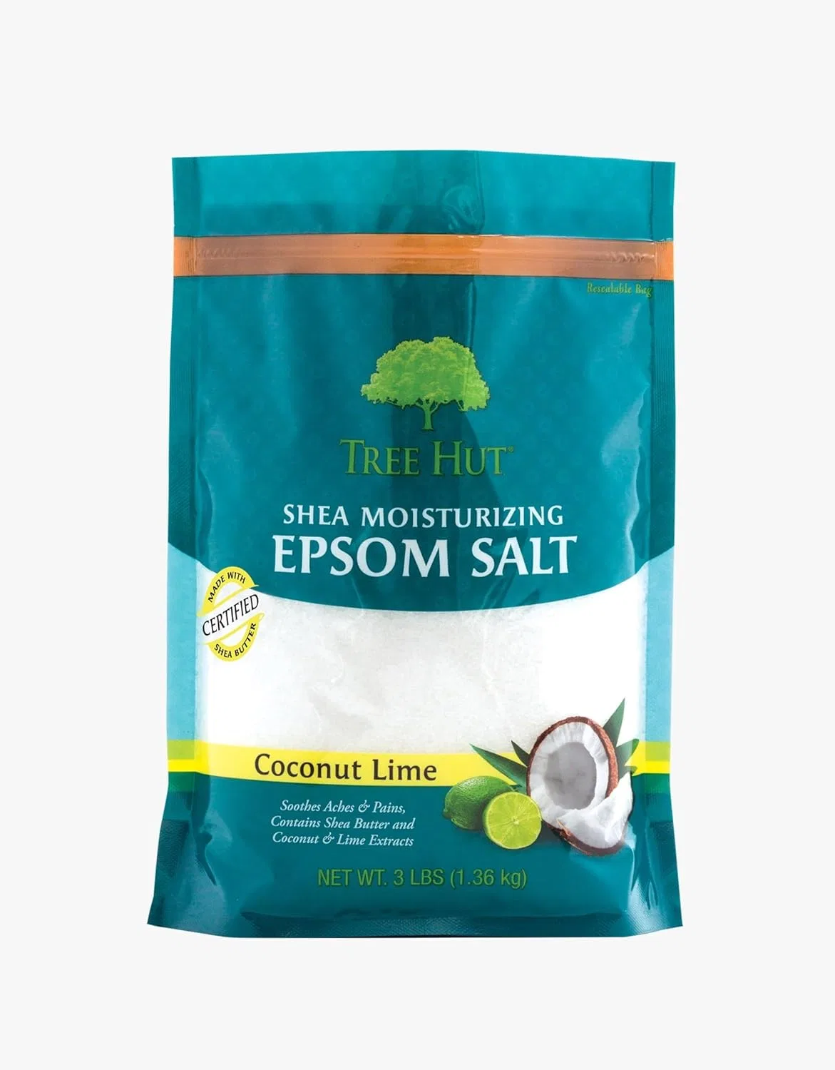 Соль для ванны Tree Hut Coconut Lime, 1.36 кг