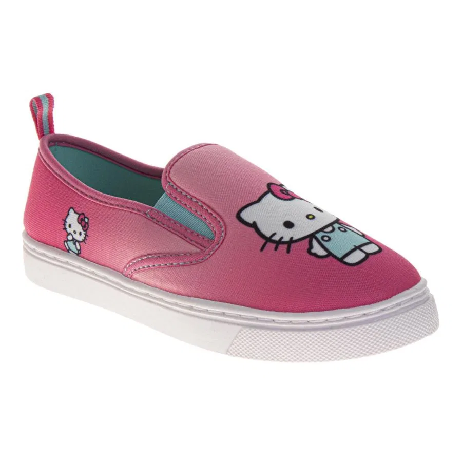Детские кроссовки для девочек без шнурков Hello Kitty, No Color