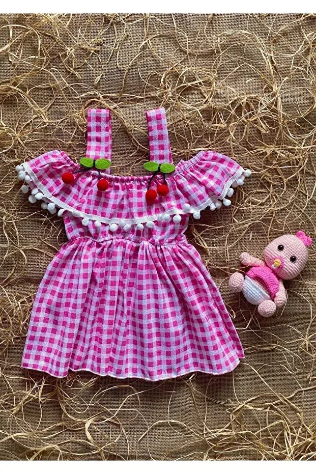 Детское платье для девочек с принтом Fk Hera Store, Pink