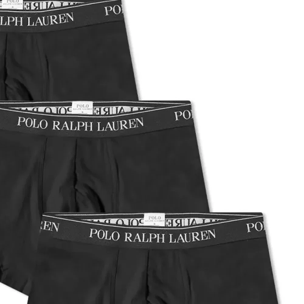 Мужские боксеры с принтом 3 шт Polo Ralph Lauren, Black — фото 3