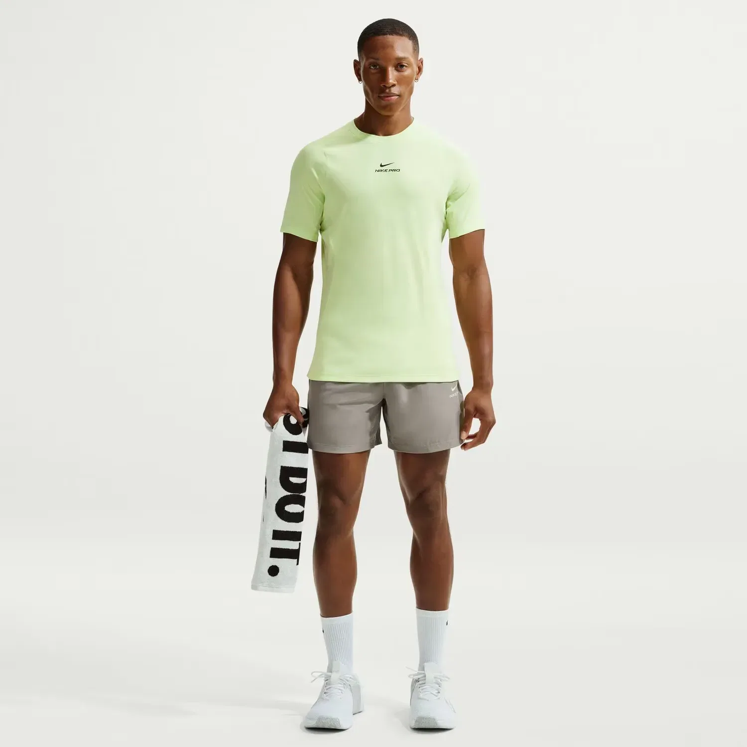 Мужские шорты Nike Pro Dri-FIT Nike, Verde — фото 3