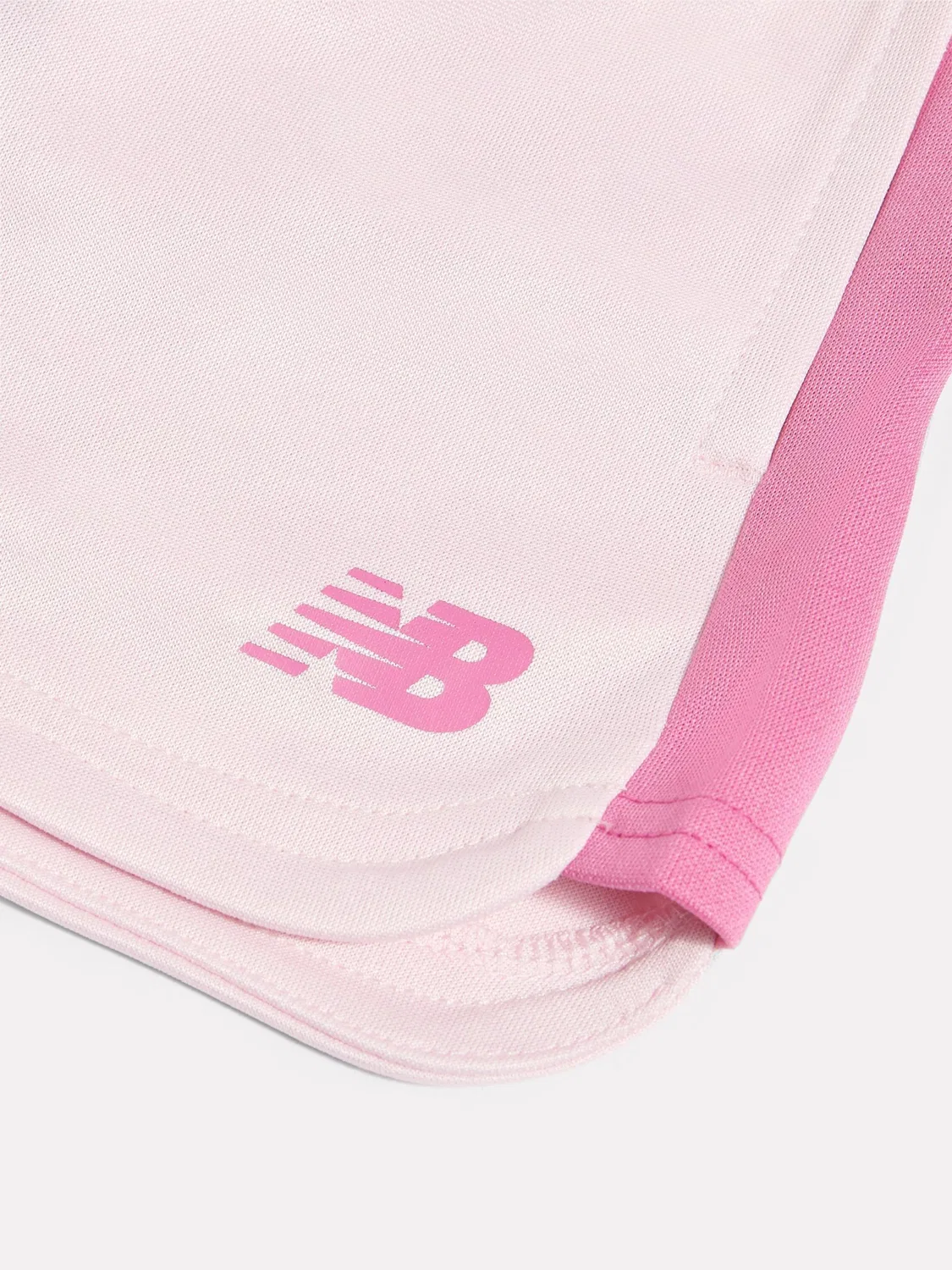 Шорты New Balance Pink Linear Team, розовый — фото 3