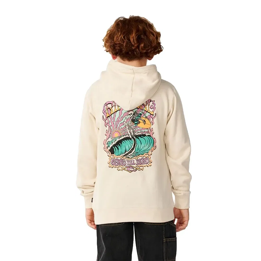Детский свитшот для мальчиков с принтом Air Shred Hood Rip curl, Beige — фото 2