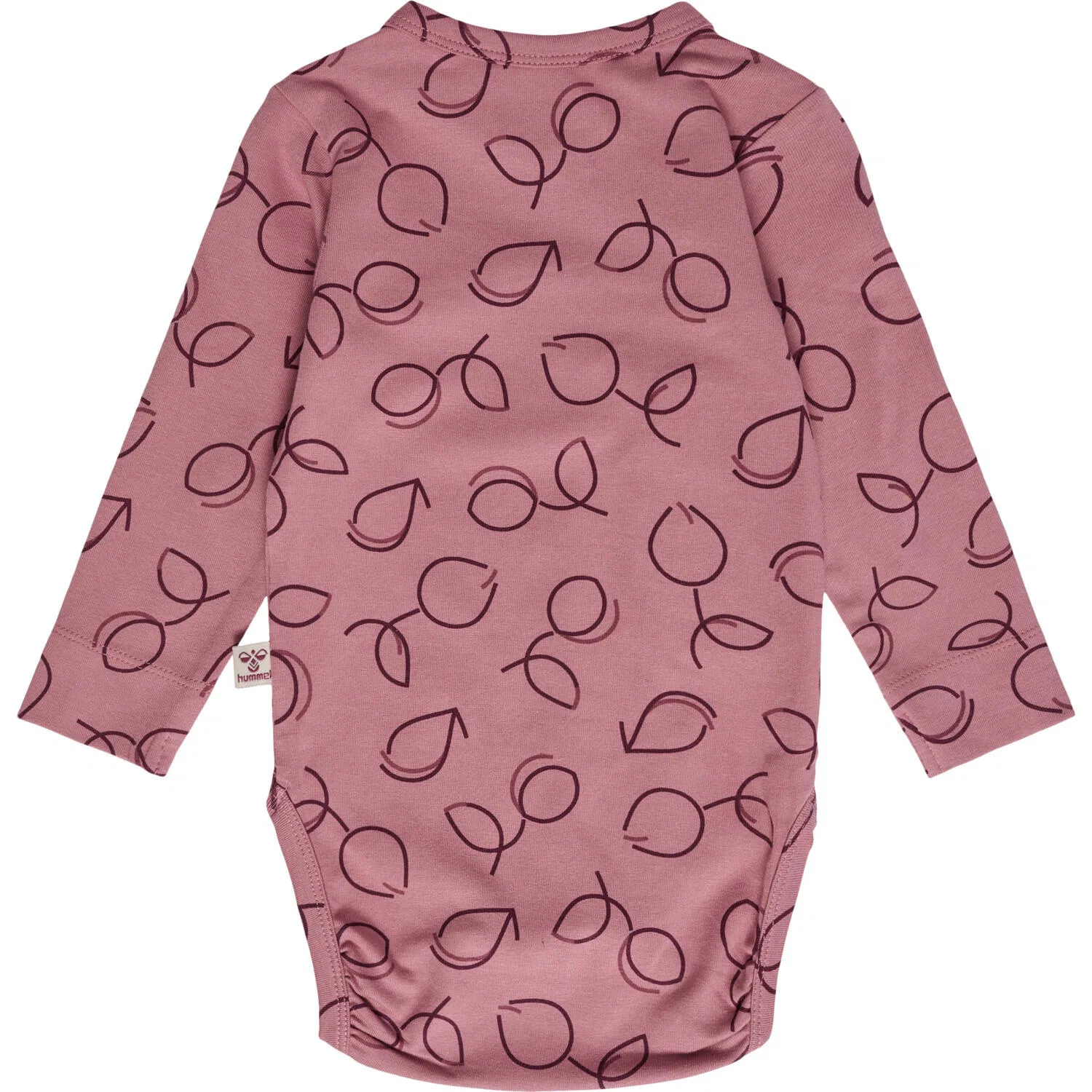 Детский боди с длинным рукавом hmlELVIRA Hummel, Violett / Wassermelonenrosa / Bonbonrosa — фото 2