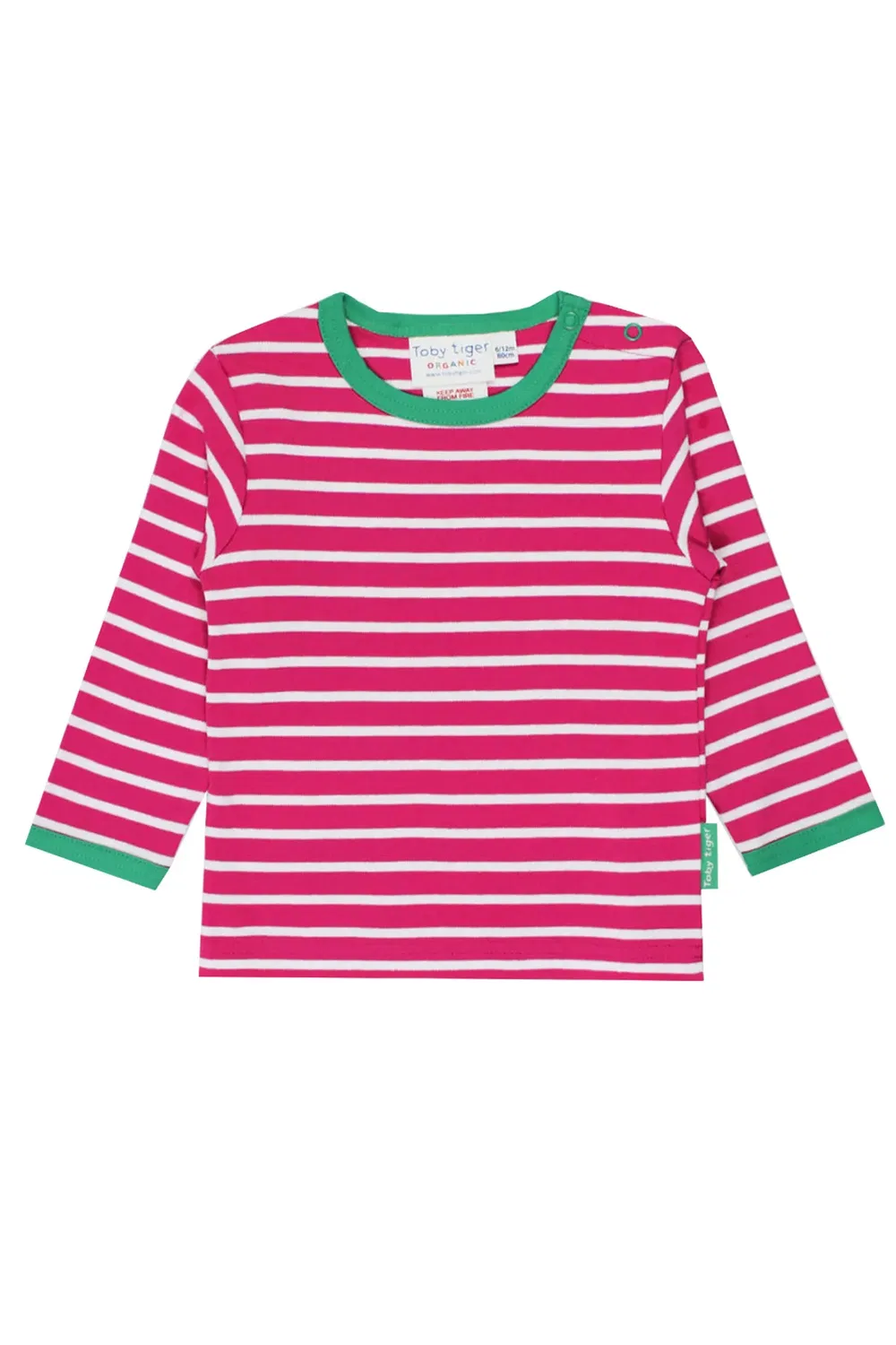 Детский лонгслив с длинным рукавом Toby Tiger, Pink