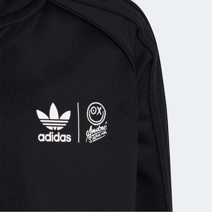 Детский спортивный костюм с воротником-стойкой Adidas X André, Black — фото 4