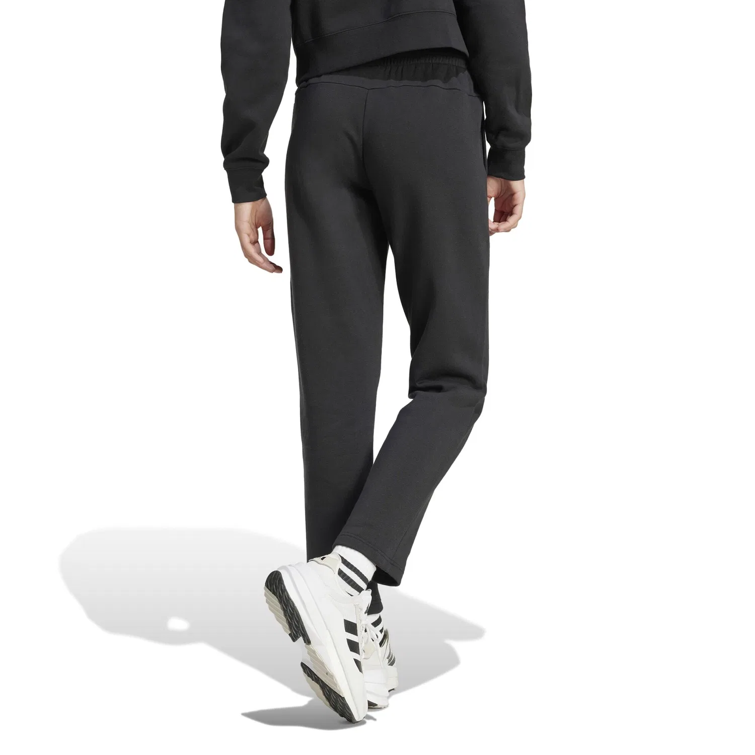 Женские спортивные штаны с открытым низом adidas W SL FC PT, Черный — фото 3