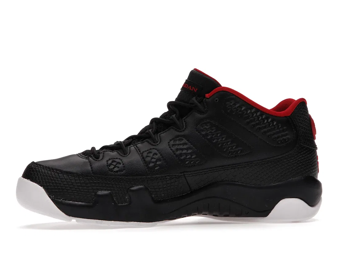 Детские кроссовки Lifestyle Jordan 9 Retro Low, Black/Gym Red-White — фото 3