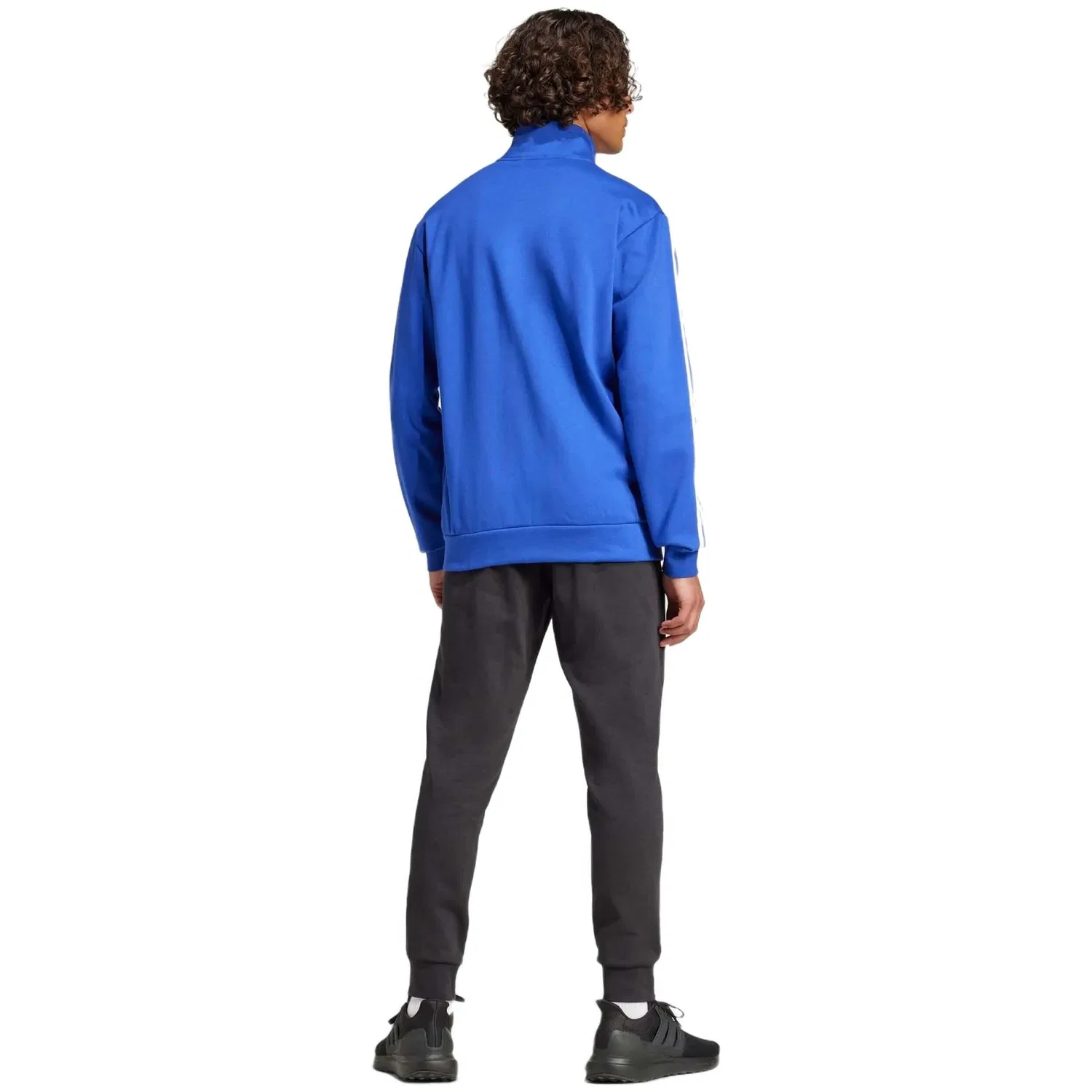 Мужской спортивный костюм с длинным рукавом Basic 3-Streifen Trainingsanzug Adidas, Mediterranes Blau — фото 2