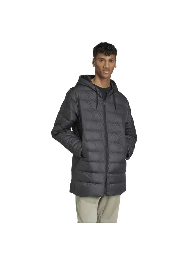 Куртка пуховая с длинным рукавом Ess 3s ld hd pa Adidas, черный — фото 4