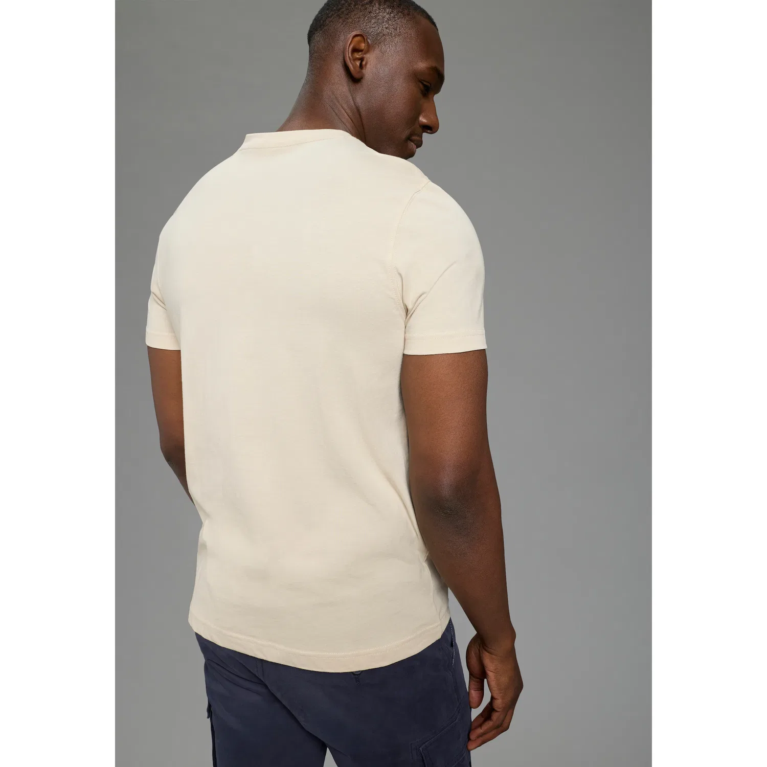 Детская футболка с круглым вырезом Regular Fit DELMAO, Beige — фото 2