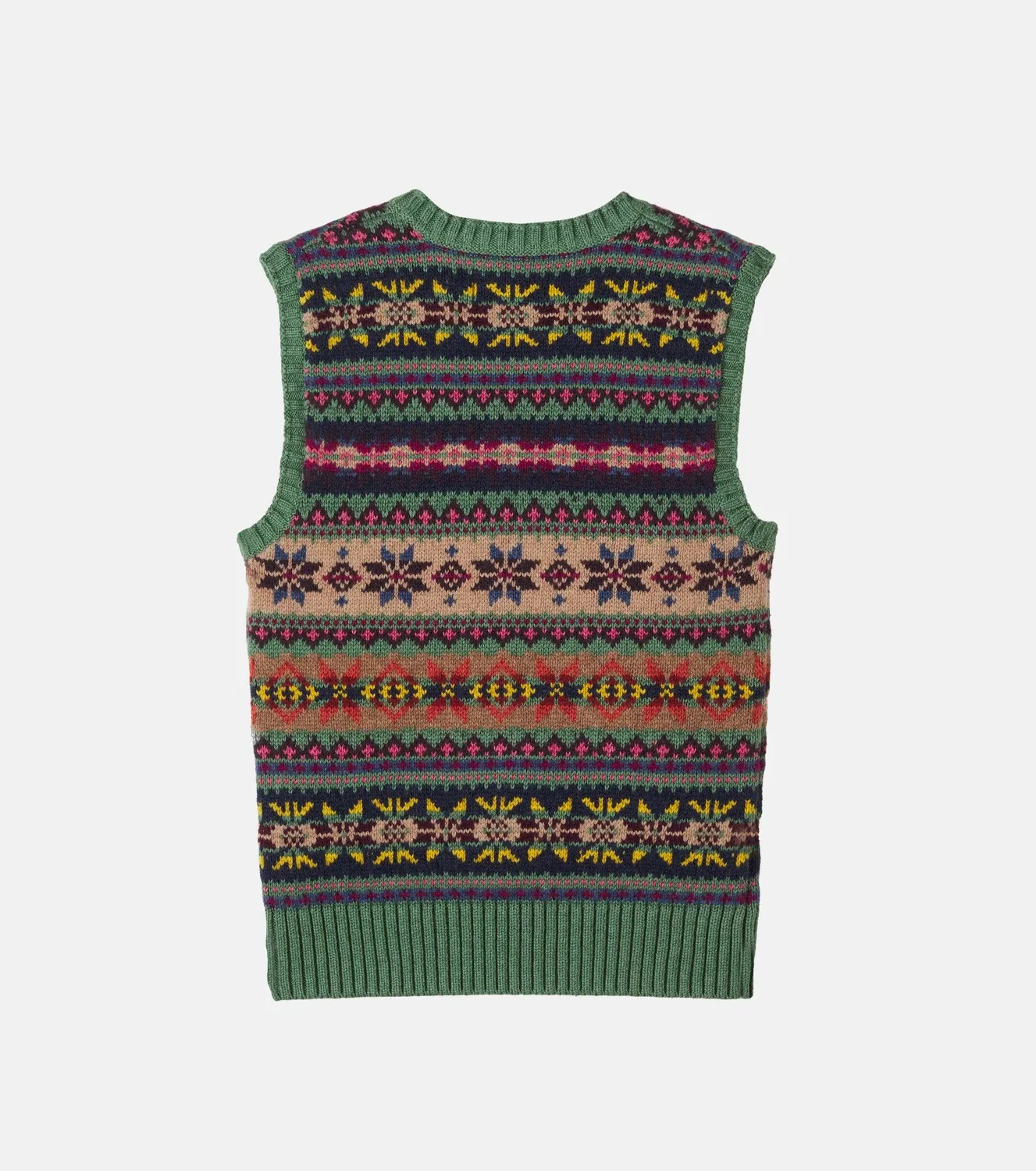 Безрукавка в полоску Fair Isle Polo Ralph Lauren Kids, мультиколор — фото 3