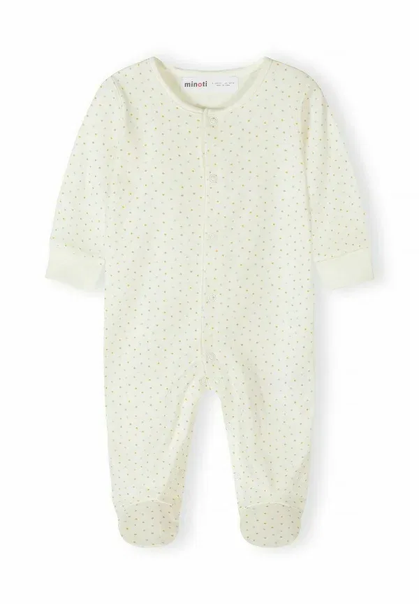 Комплект из 3 боди с длинным рукавом, хлопок, Sleep Suit Minoti, Cream, Light Green, светло-зеленый/кремовый — фото 3
