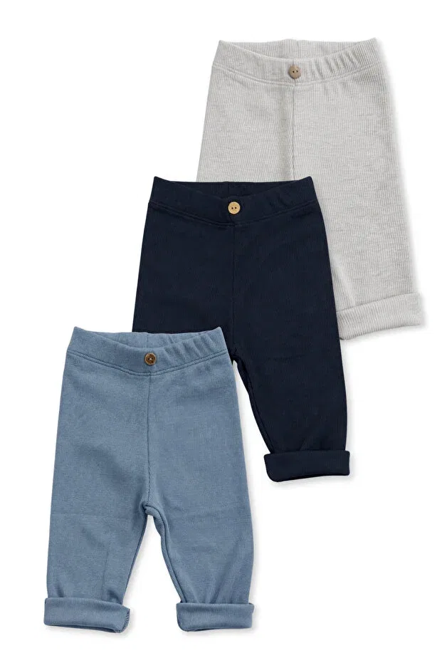 Детские леггинсы для девочек хлопковые Basics Hk Hopkids, Cold Tones — фото 4