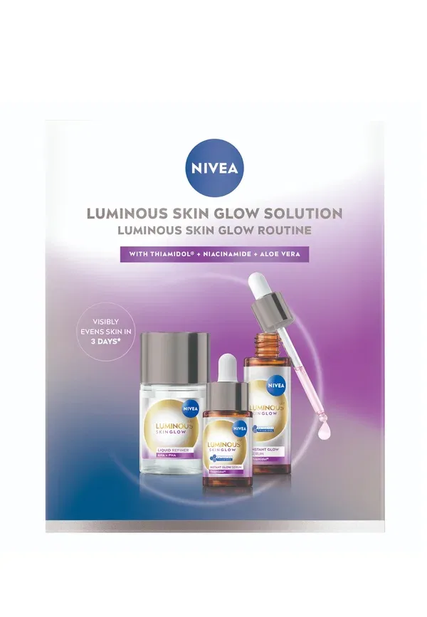 Набор косметики Luminous630 skin glow routine, бренд Nivea, 145 мл, прозрачный — фото 3