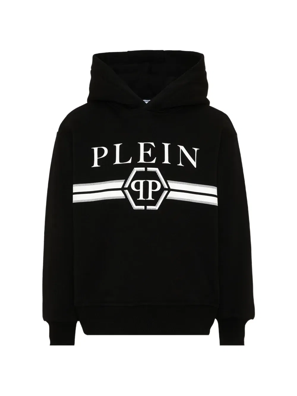 Толстовка из джерси с логотипом Philipp Plein Junior, черный