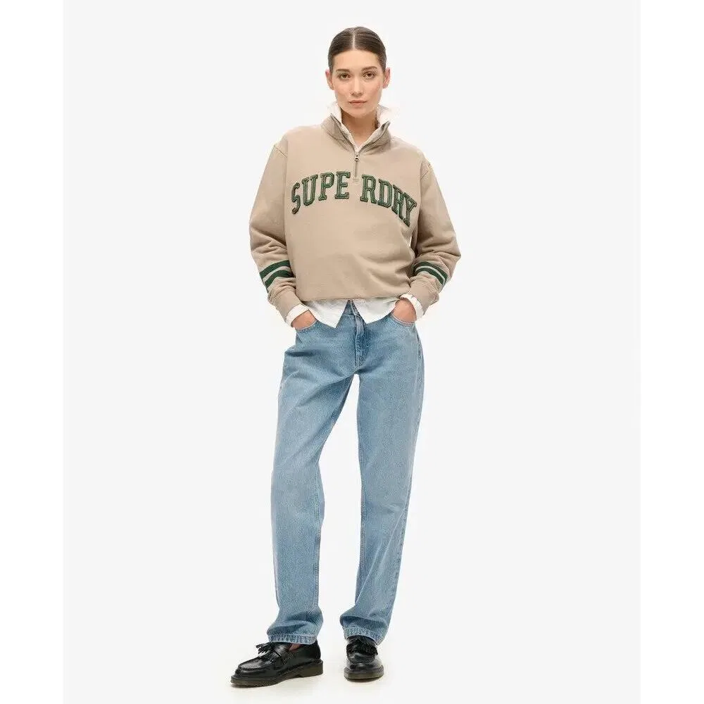Женское худи с принтом Athletic Essentials Superdry, Grau — фото 2