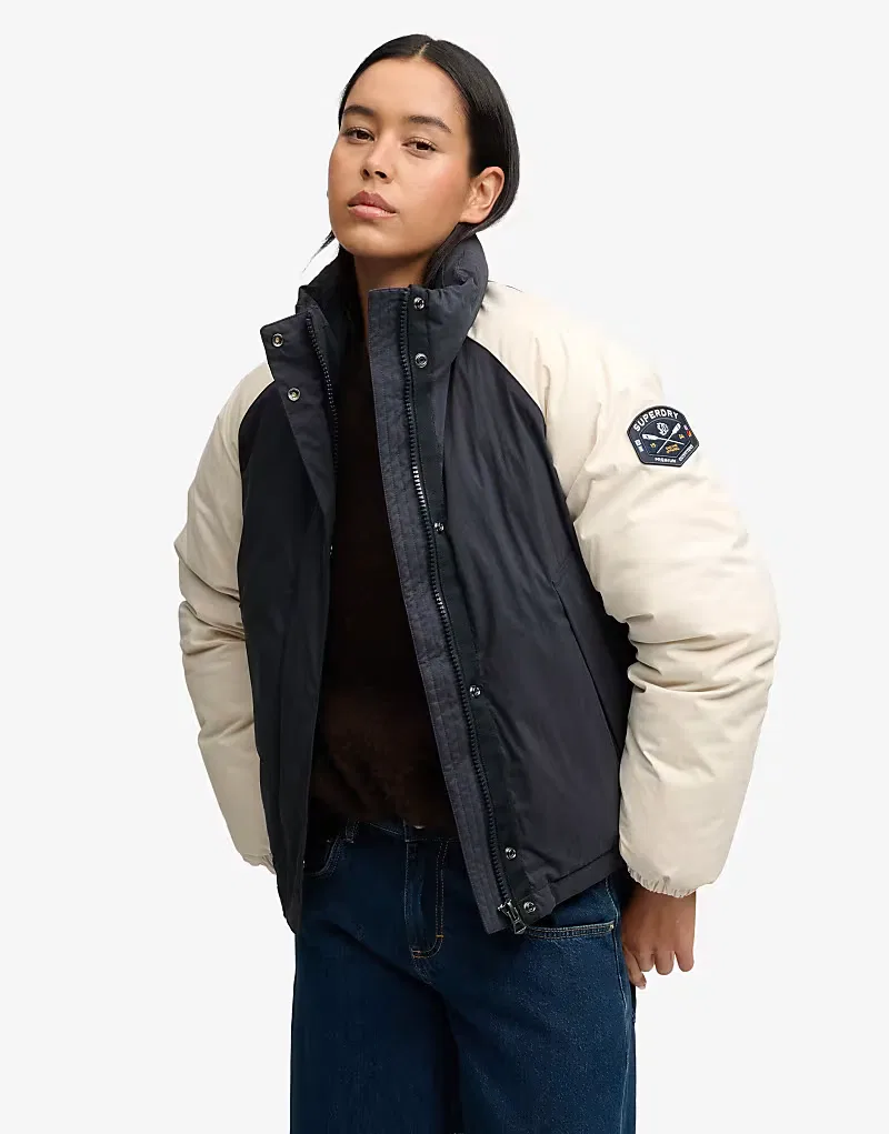 Утепленная куртка Superdry Cotton "затмение" — фото 4