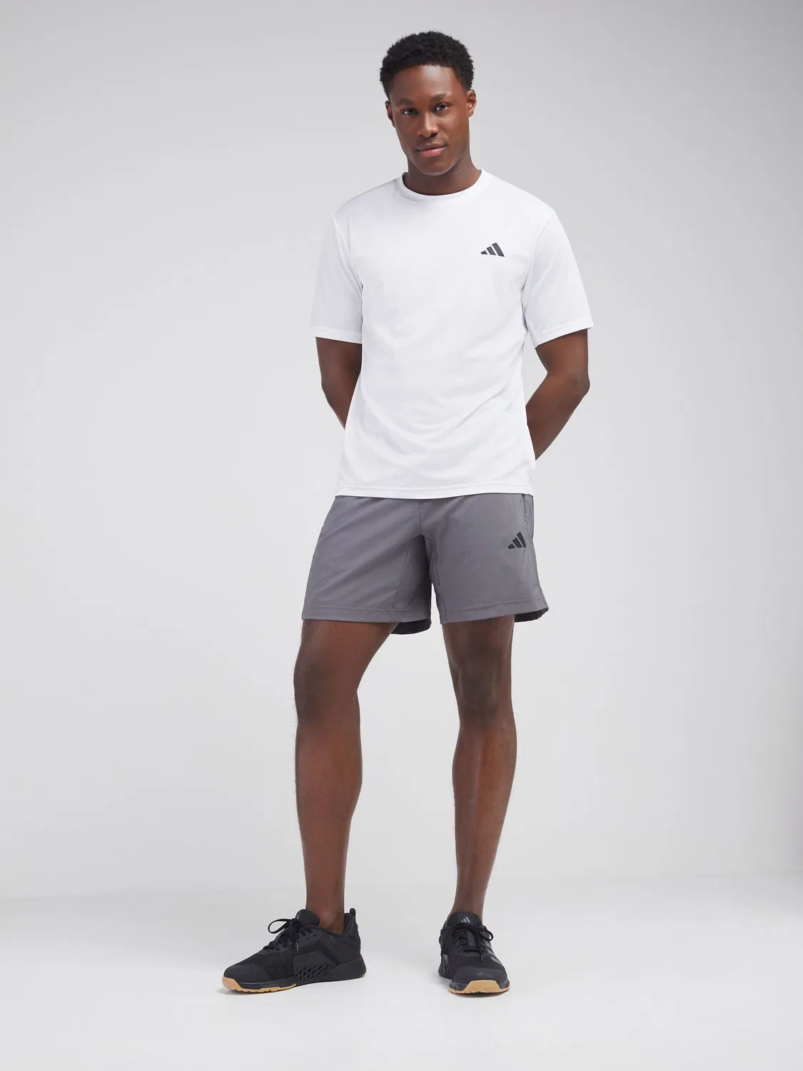 Футболка, Performance, Workout Essentials adidas, белый — фото 2