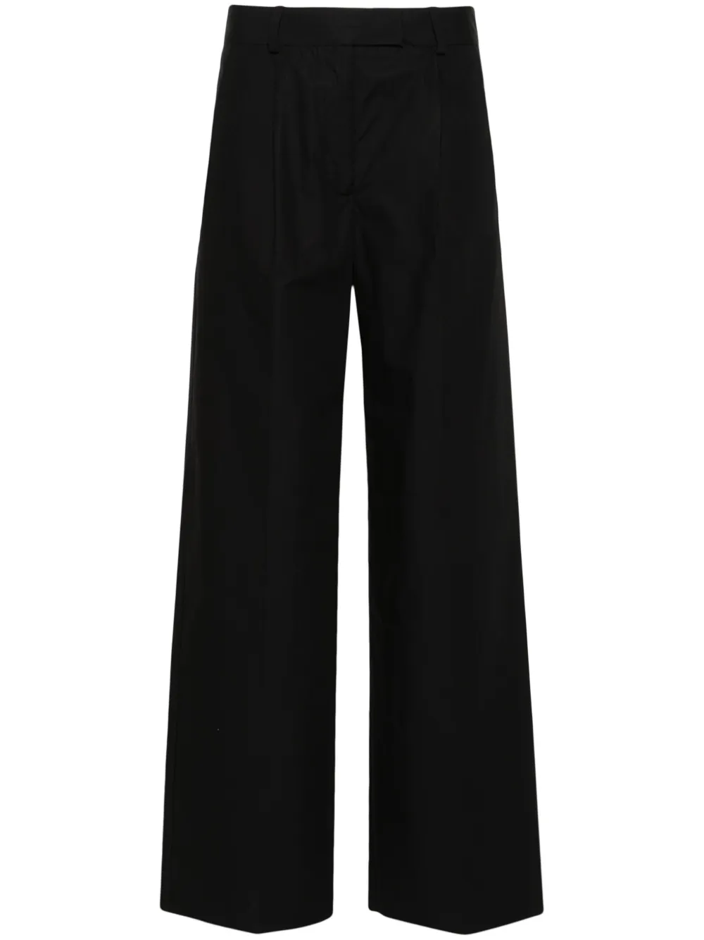 

Поплиновые брюки прямого кроя MODES GARMENTS, черный