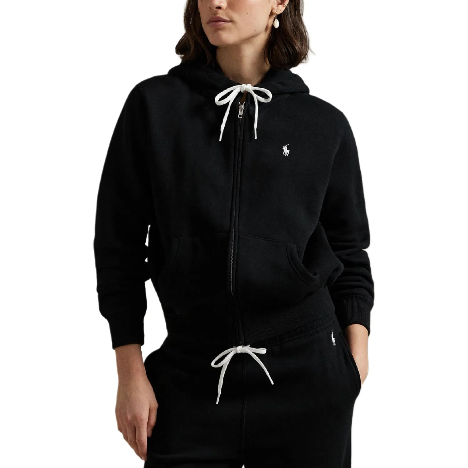 Polo Ralph Lauren Женская толстовка свободного кроя Polo Black — фото 4