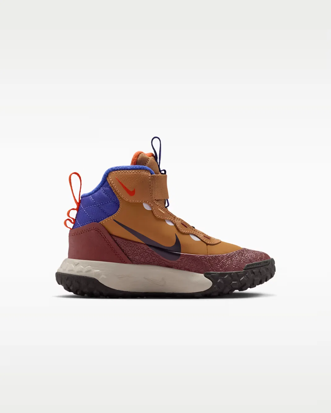 Детские кроссовки со светоотражающими элементами Nike Terrascout, Flax/Bronze Eclipse/Deep Night/Black — фото 3