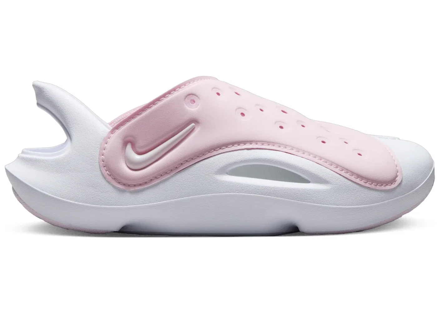 Детские сандалии с логотипом Nike Aqua Swoosh Nike, Pink Foam White