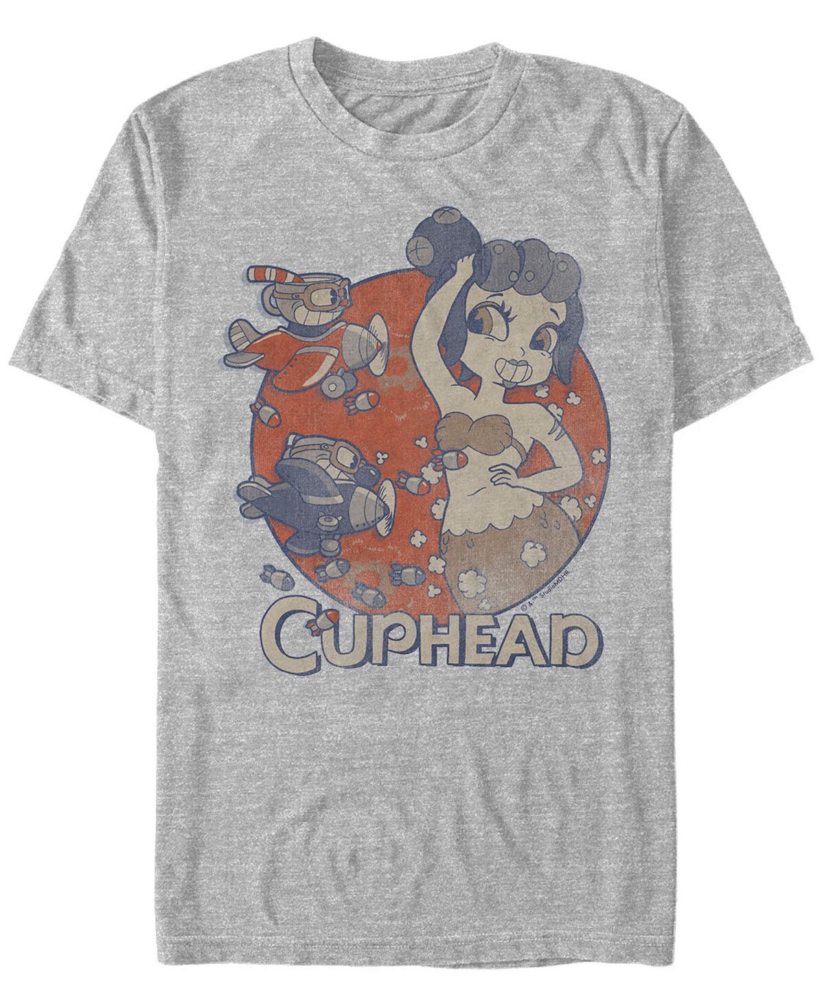 

Мужская футболка с коротким рукавом cala maria airplane attack cuphead Fifth Sun, мульти, Серый, Мужская футболка с коротким рукавом cala maria airplane attack cuphead Fifth Sun, мульти