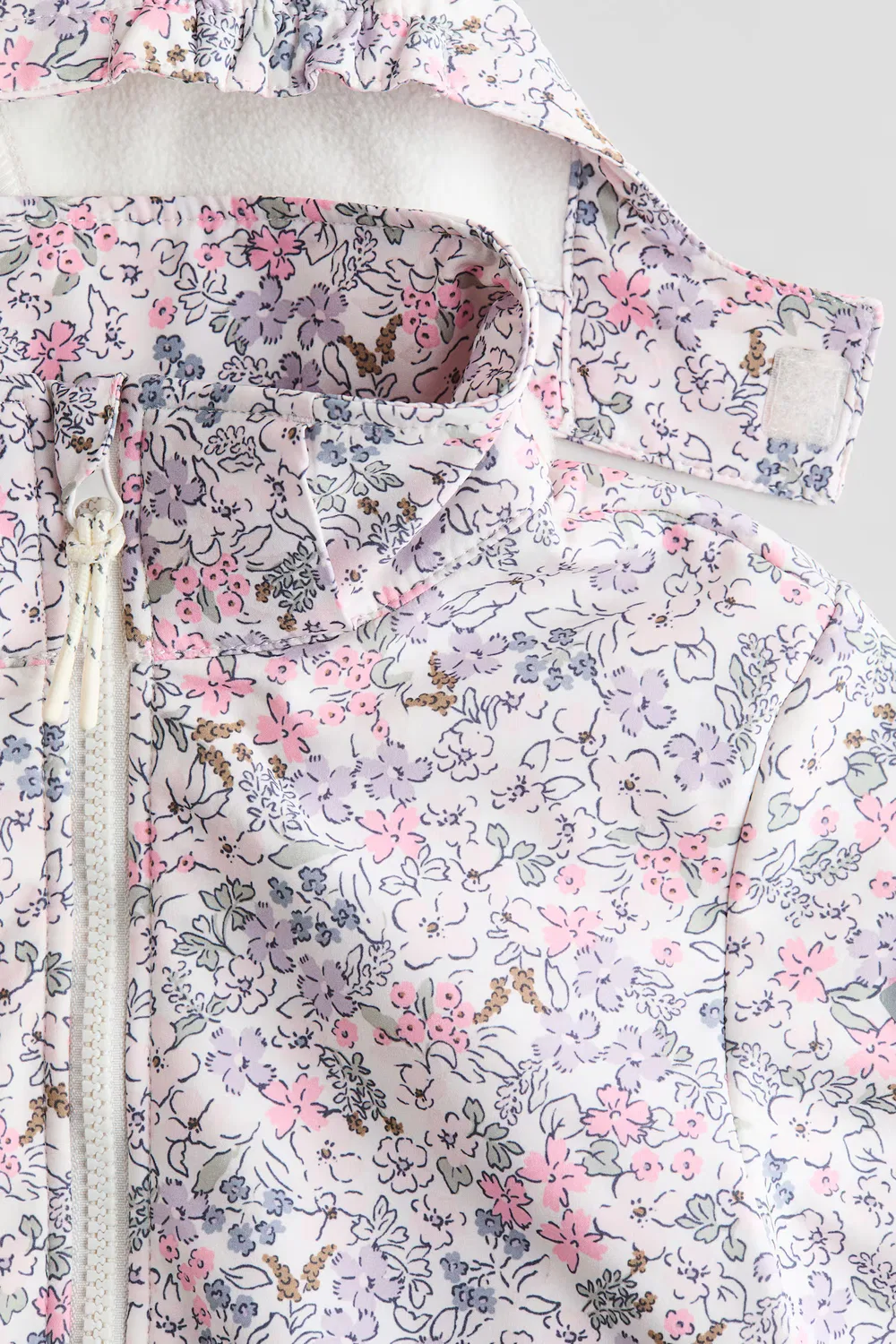 Водостойкая куртка из софтшелла H&M, Rosa/Geblümt — фото 4