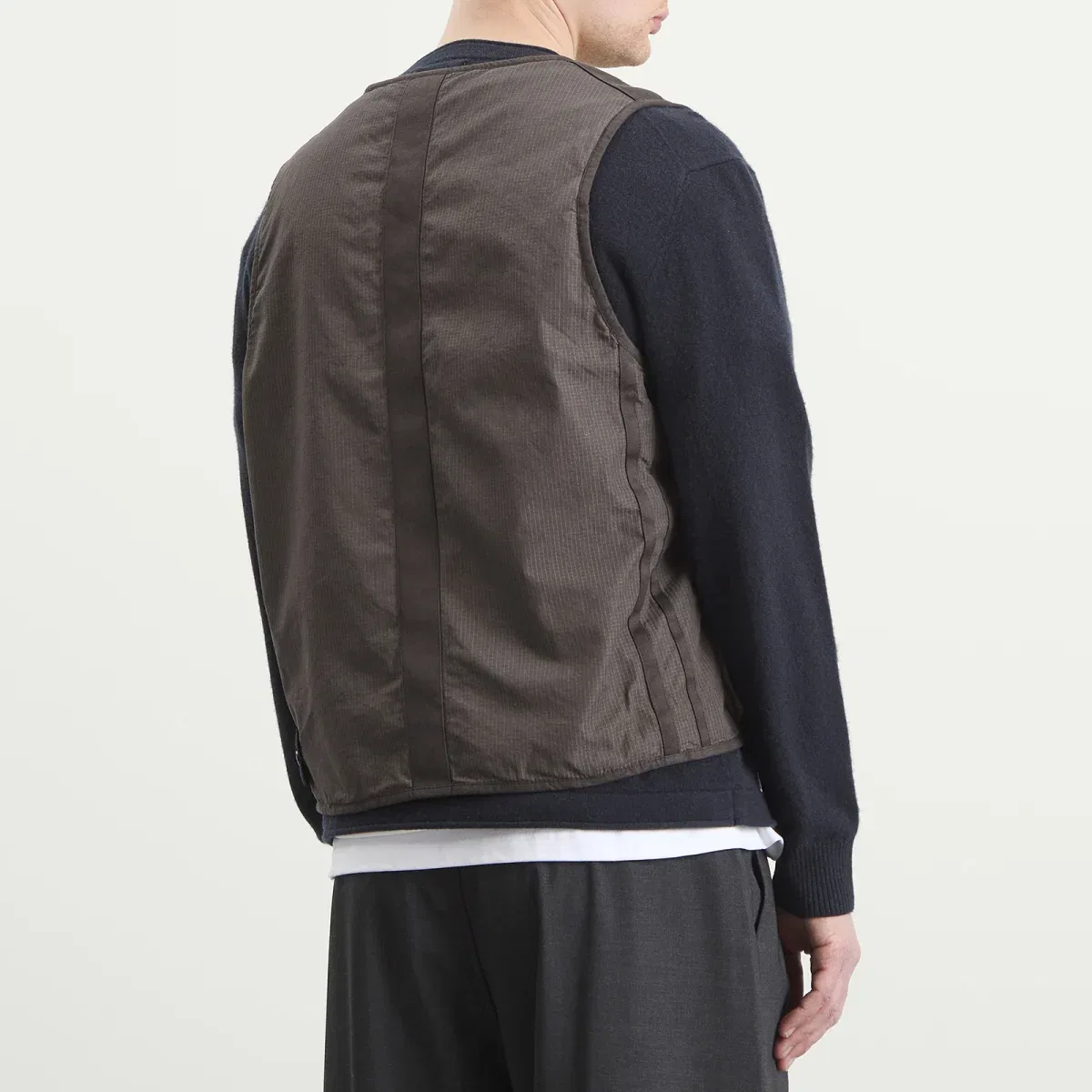 Жилет технический Cotton Nylon Micro Ripstop Stone Island, Charcoal — фото 3