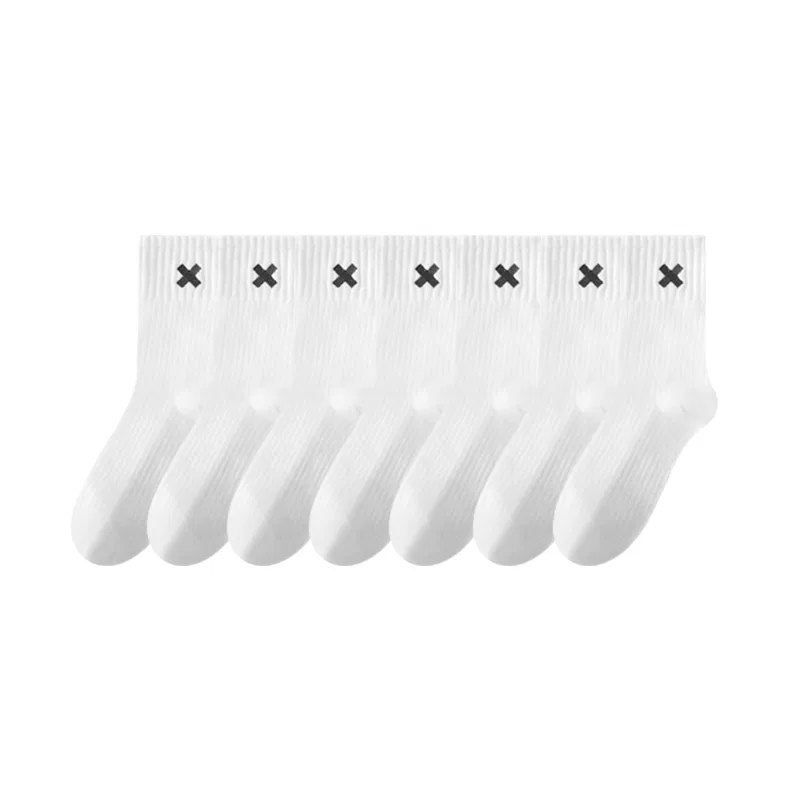 Детские носки-гольфы MINISO, 7 пар, Белый