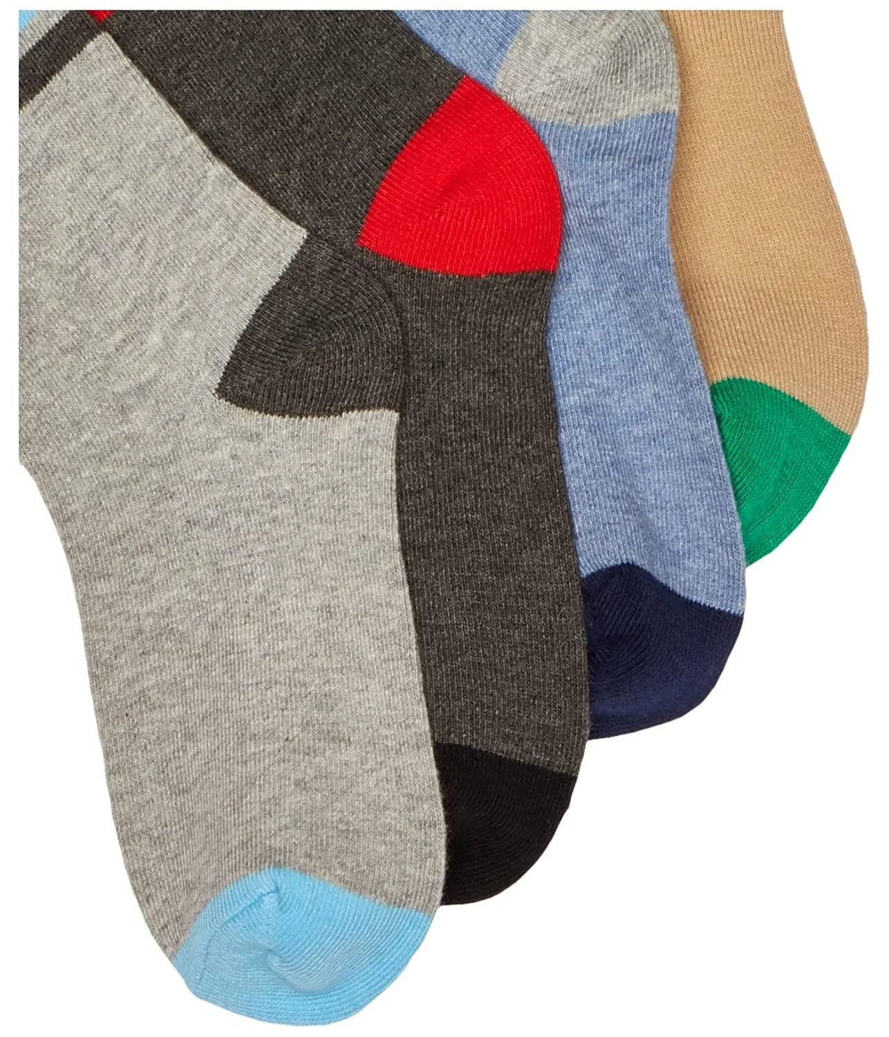 Набор из 6 полосатых носков для мальчиков, разные размеры. Jefferies Socks, Multicolor — фото 3