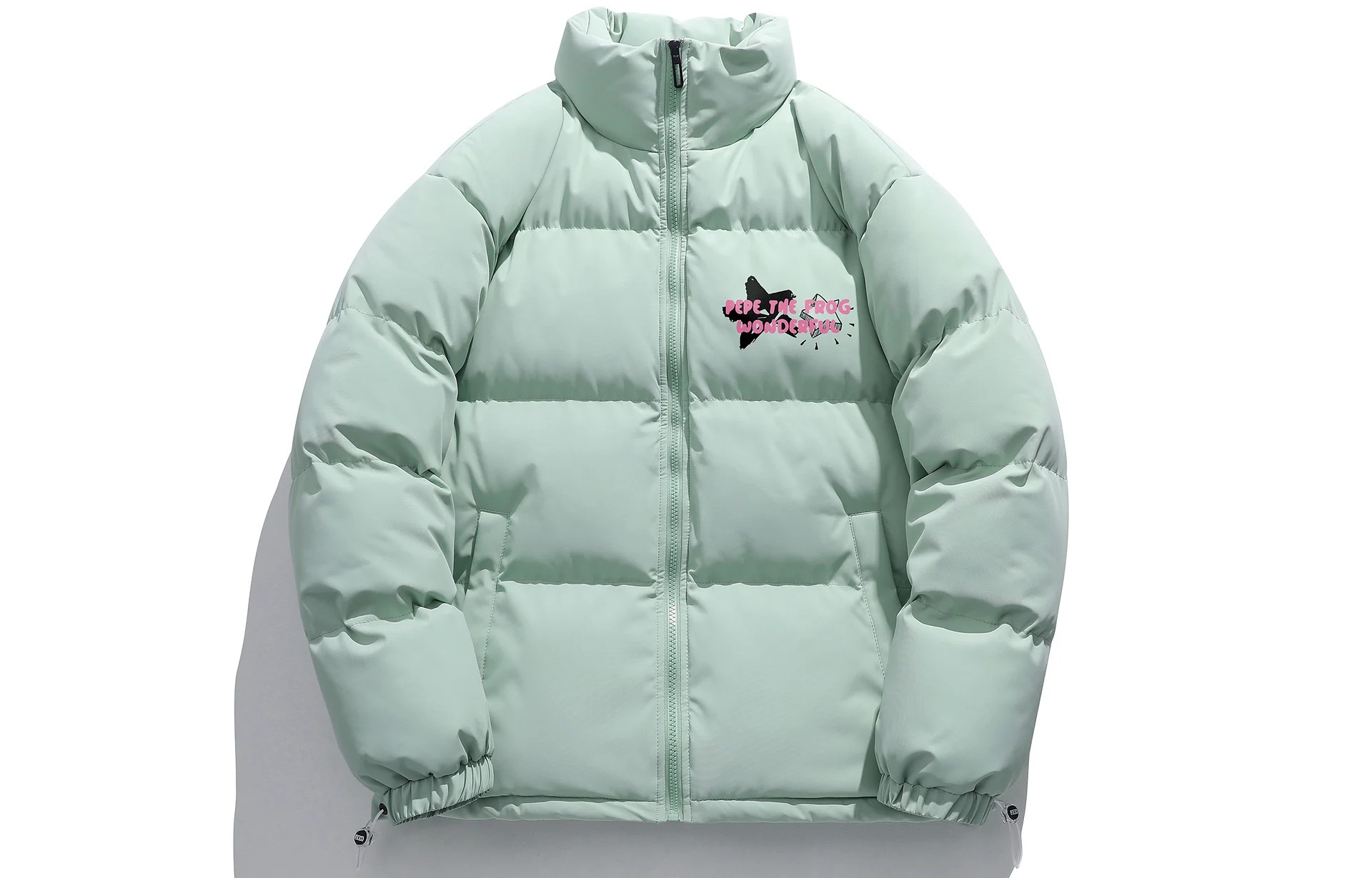 

Куртка Pepe The Frog Puffer Unisex, лаймово-зеленый