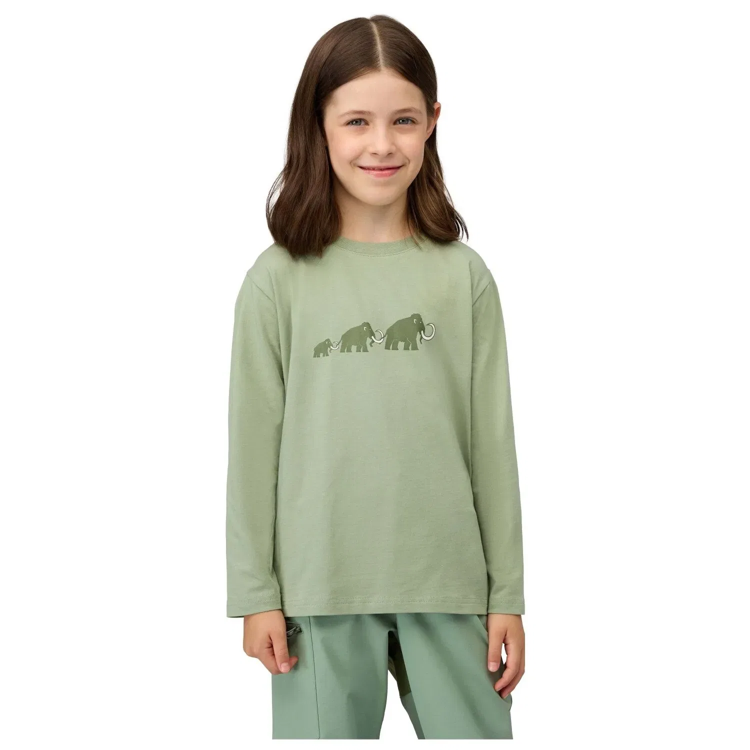 Детская футболка хлопковая CORE KIDS LOGO Mammut, Verde