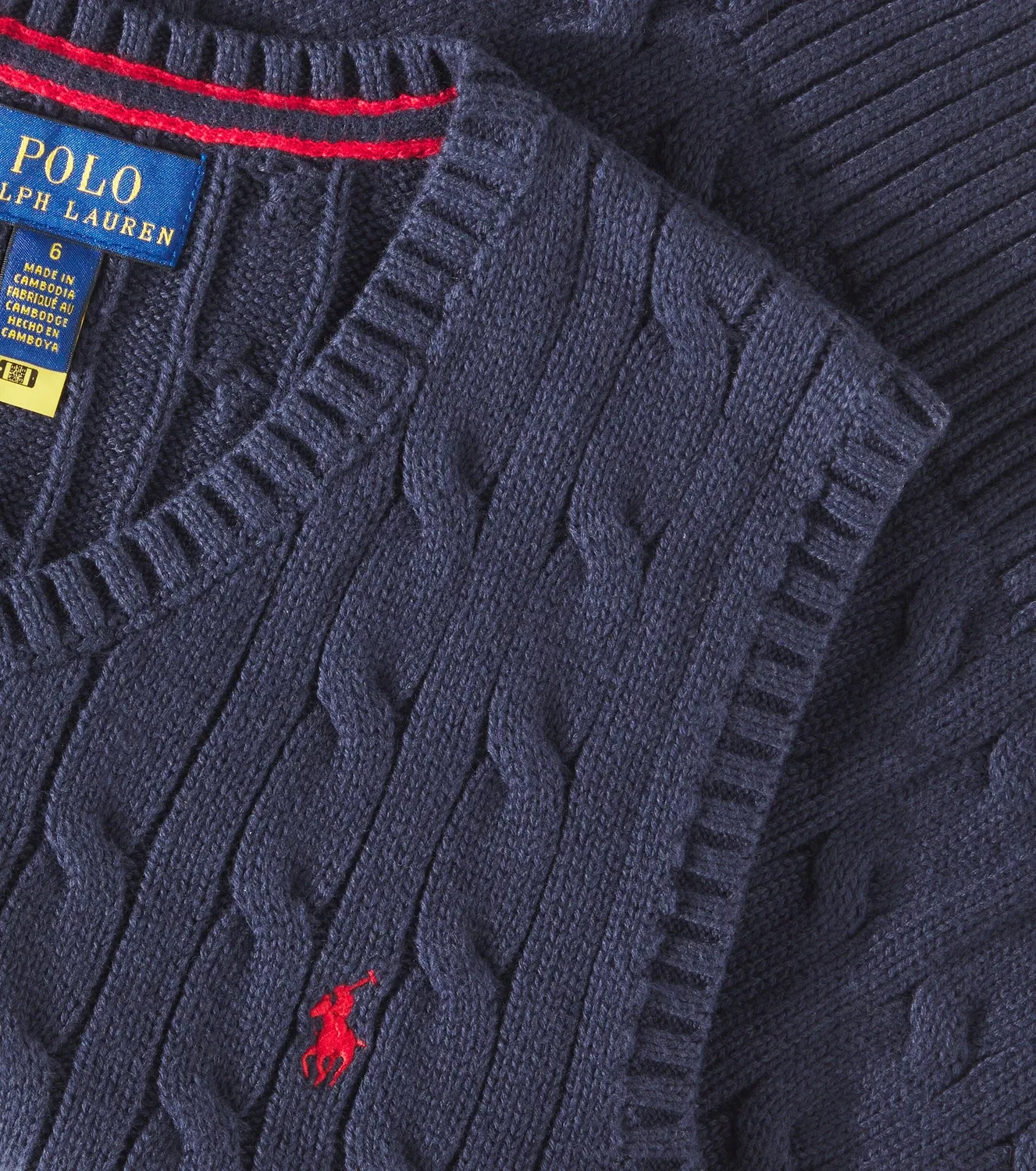Жилет хлопковый Polo Ralph Lauren Kids, синий — фото 2