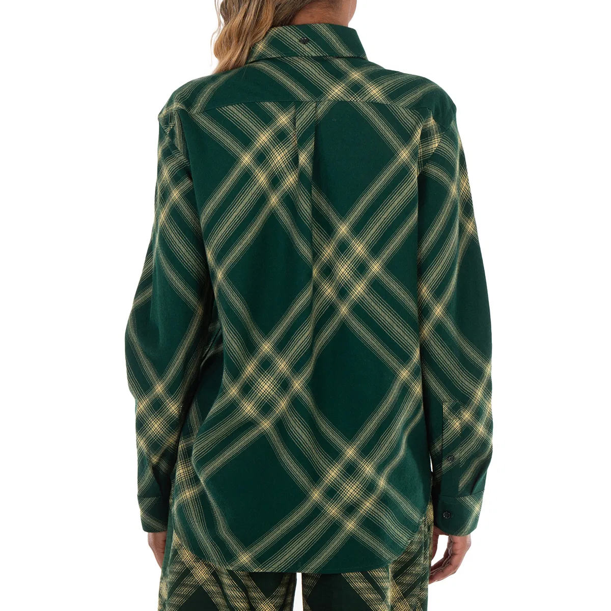 Женская рубашка с принтом Equestrian Knight Check Pattern Shirt Burberry, Blue Pink — фото 3