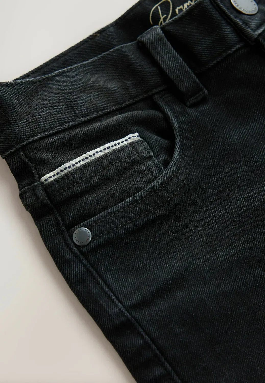 Эластичные джинсы - джинсы прямого кроя Next, Black Denim — фото 2