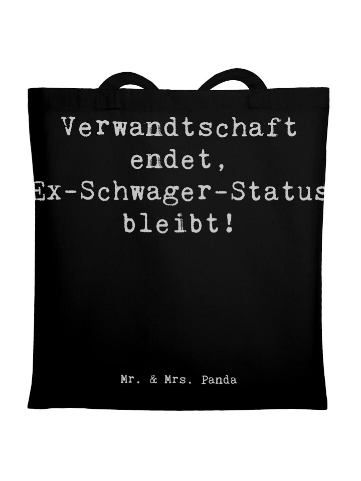 

Сумка для переноски Mr & Mrs Panda Ex Schwager Erinnerung, черный