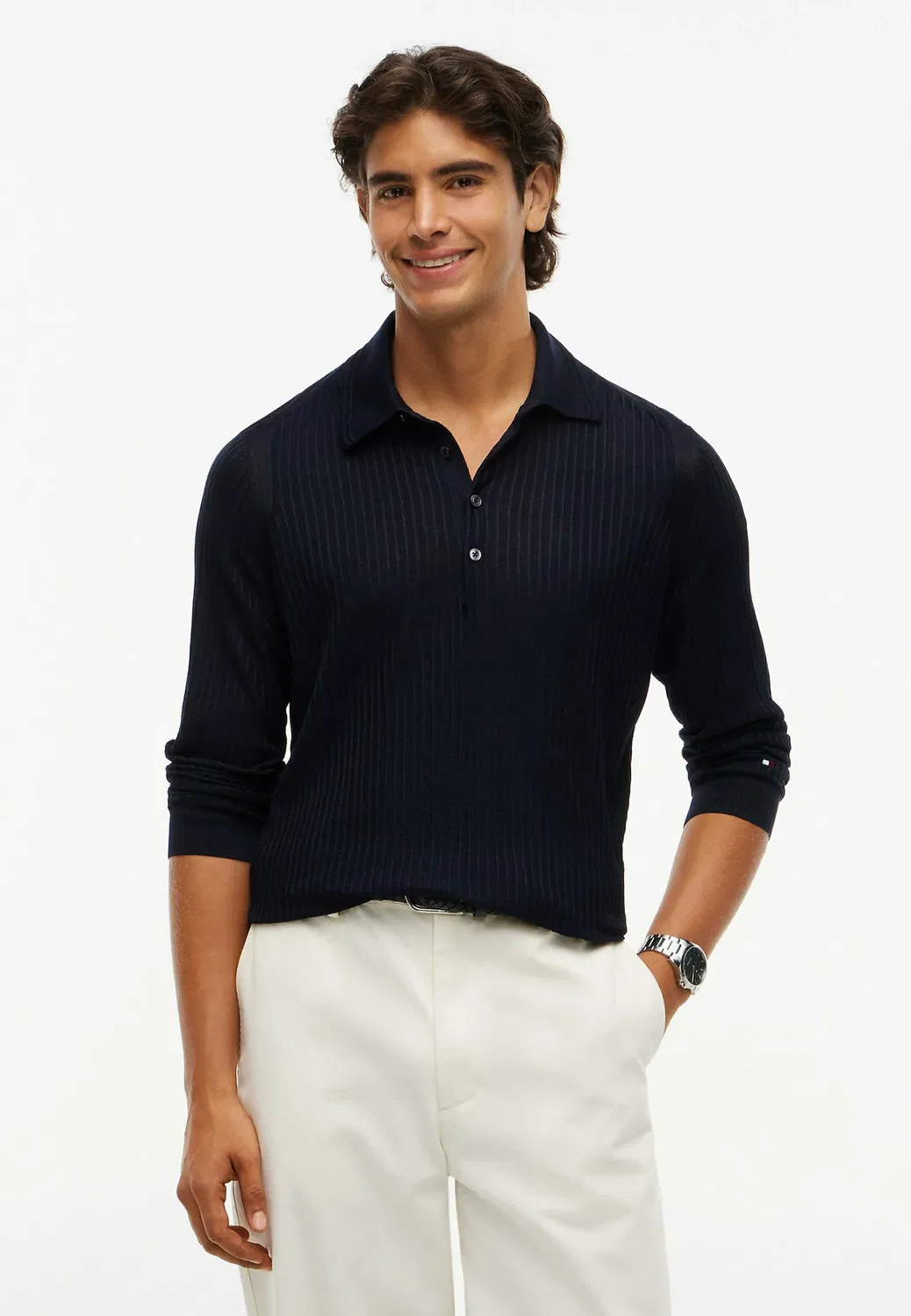 Игровой поло-свитер New York Label Performance - рубашка поло Tommy Hilfiger, Navy Blue