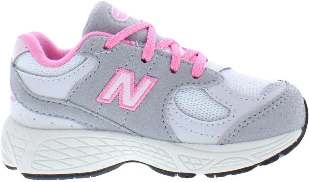 Детские кроссовки для мальчиков 2002 New Balance, Grey Pink — фото 2