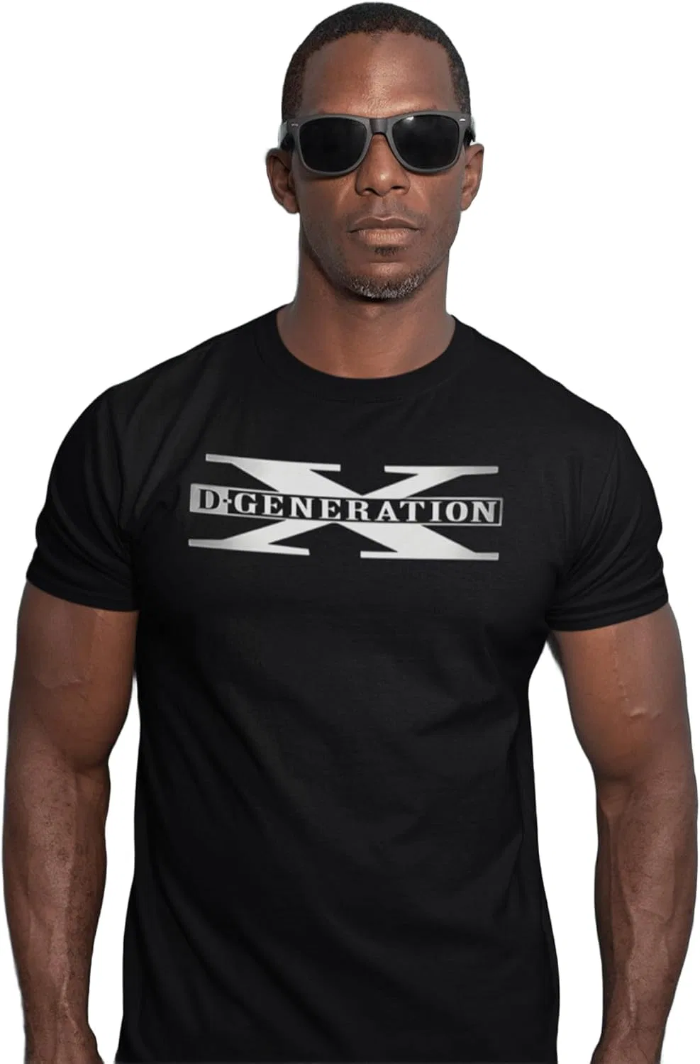 Мужская футболка с логотипом D-Generation X Gildan 5000, Black