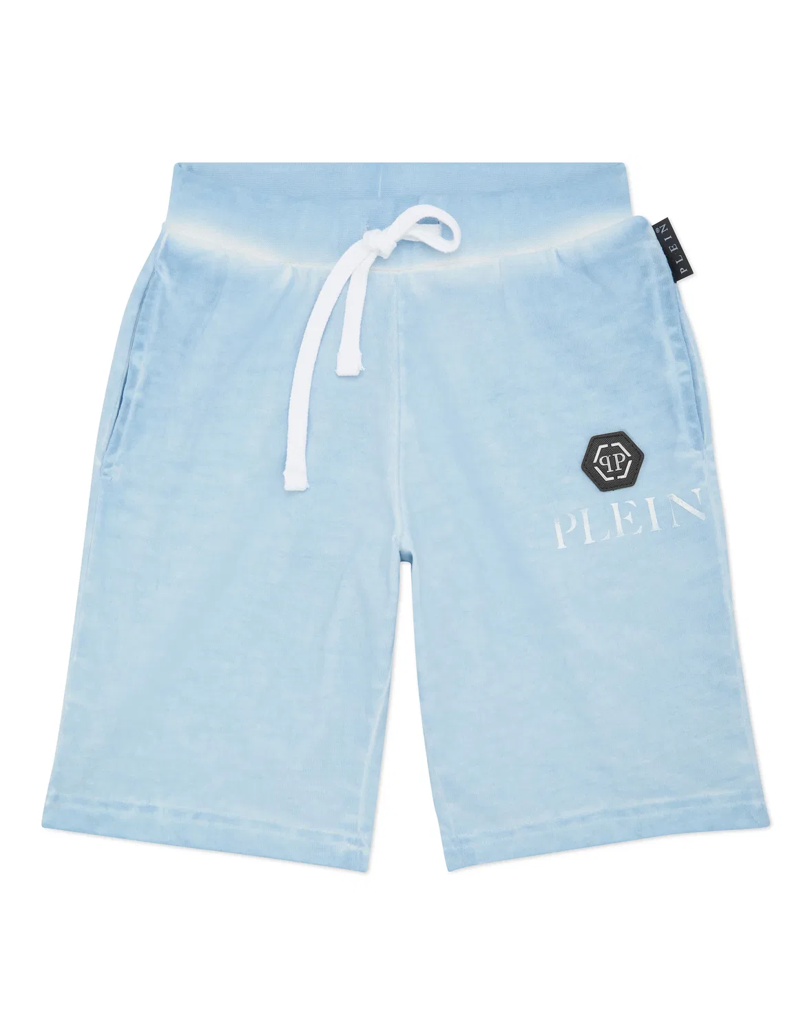 Детские шорты для мальчиков свободного кроя Jogging Shorts Basic Plein Old dye PHILIPP PLEIN, Lightblue