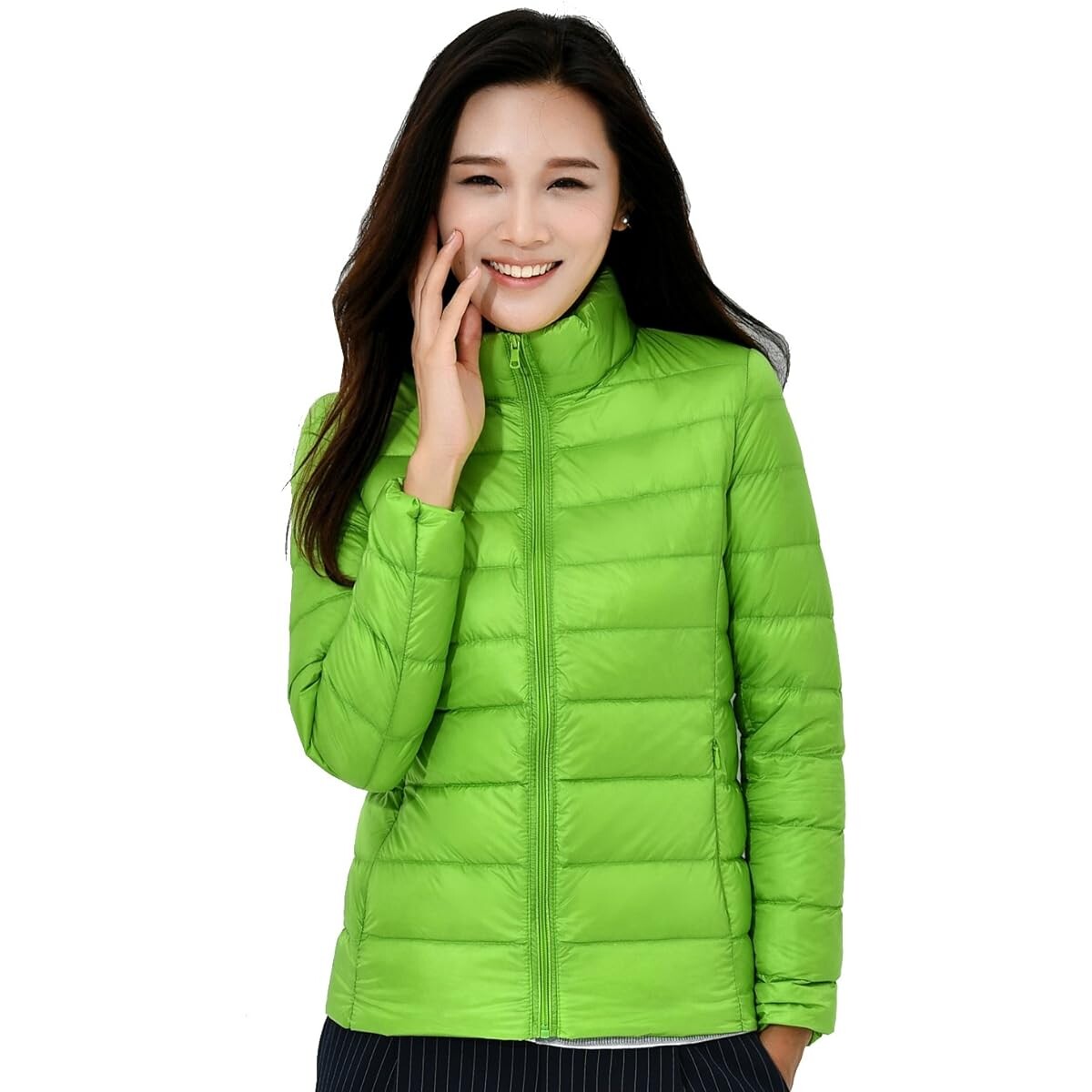 

Пуховик Mangadua Lightweight Packable Stand Collar Duck Down, зеленый