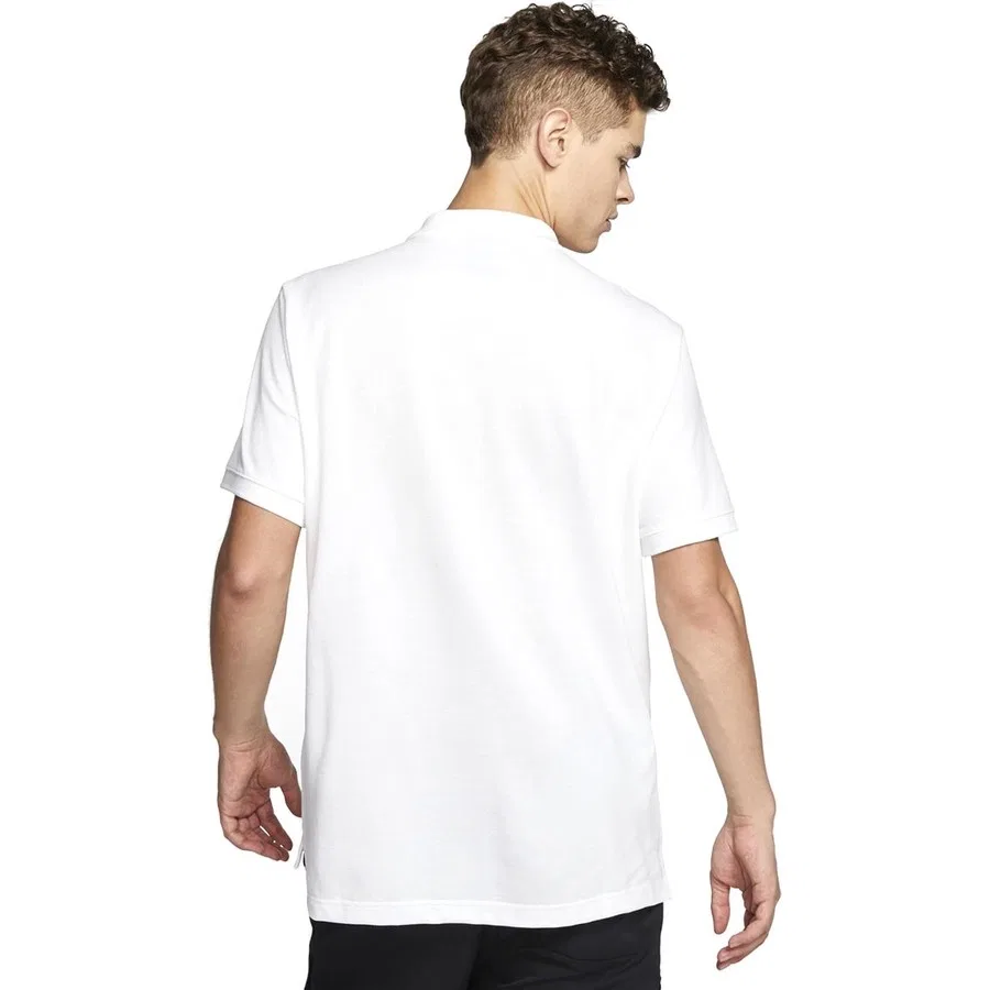 Мужское поло Nike Sportswear с длинным рукавом, Белый — фото 2