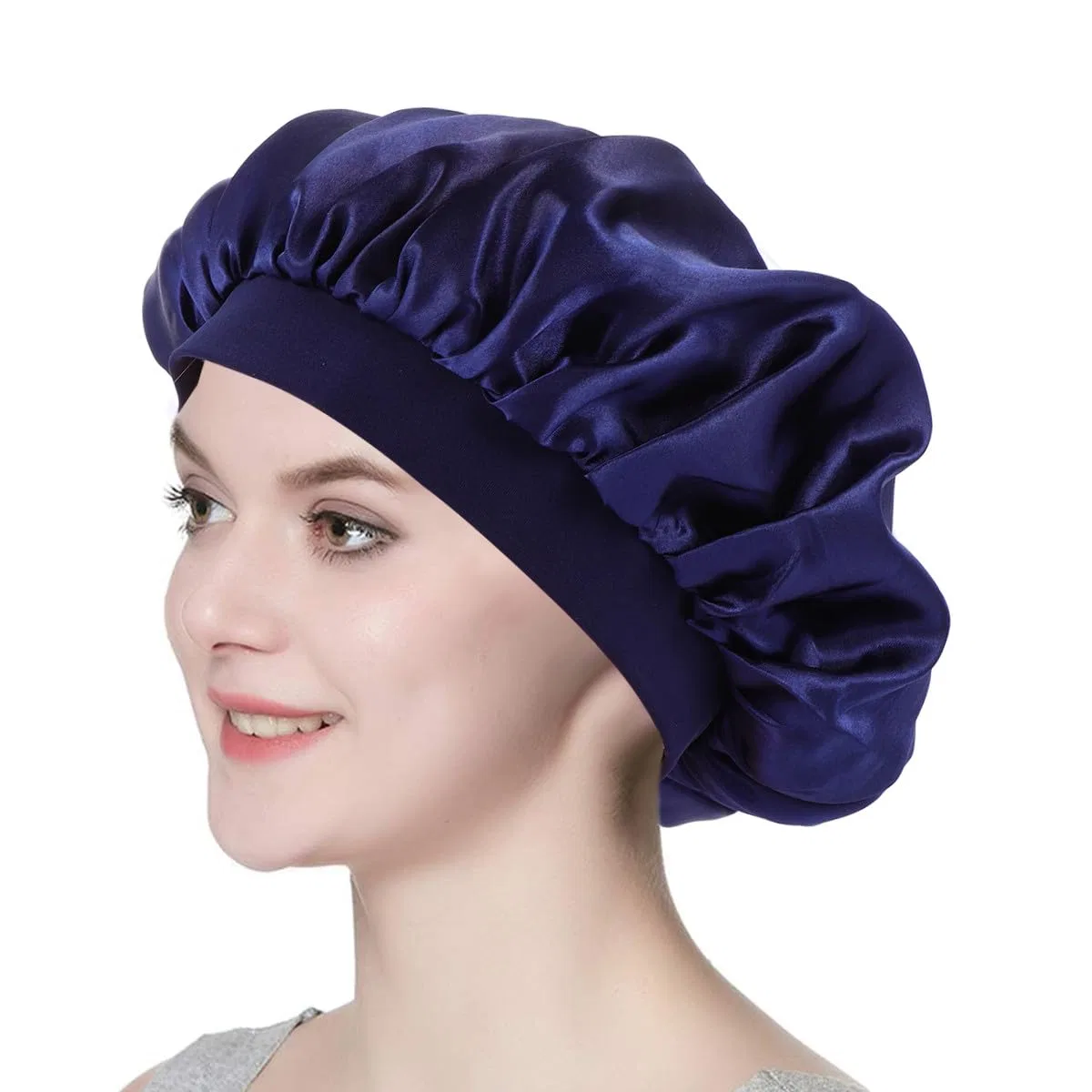 Шапочка для душа Satin, CALLARON, Navy Blau
