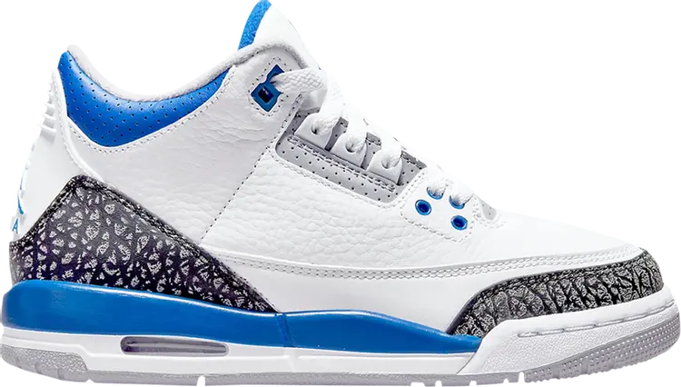 

Кроссовки Air Jordan 3 Retro PS Racer Blue, белый