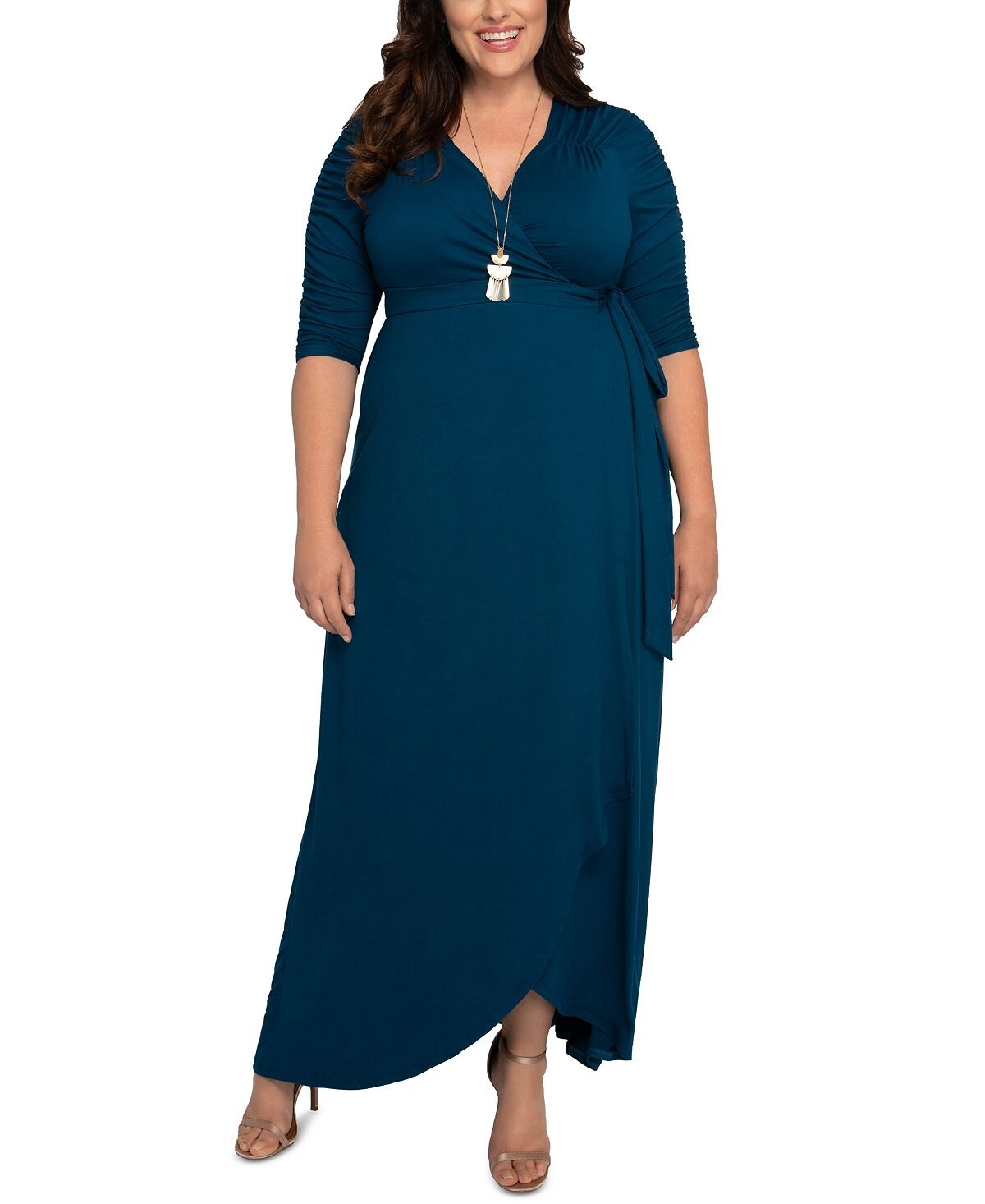 

Женское платье макси meadow dream больших размеров Kiyonna, бирюзовый, Зеленый, Женское платье макси meadow dream больших размеров Kiyonna, бирюзовый