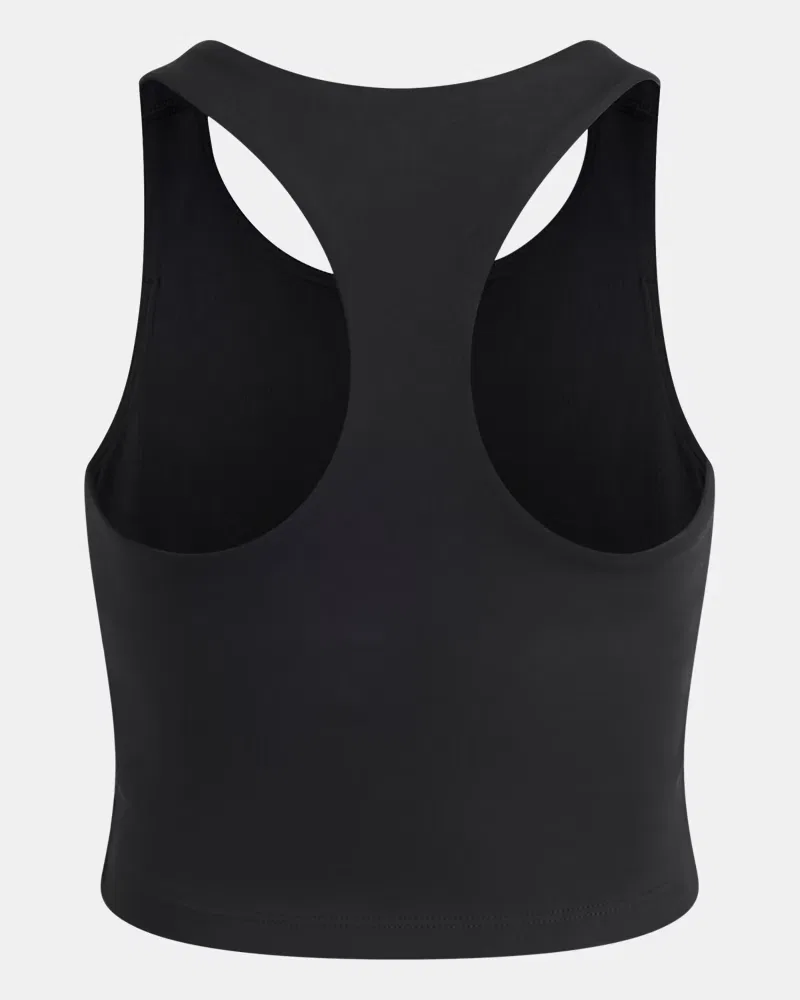 Майка для девочек со встроенным бра-топом UA Motion UnderArmour, Black/Castlerock — фото 2