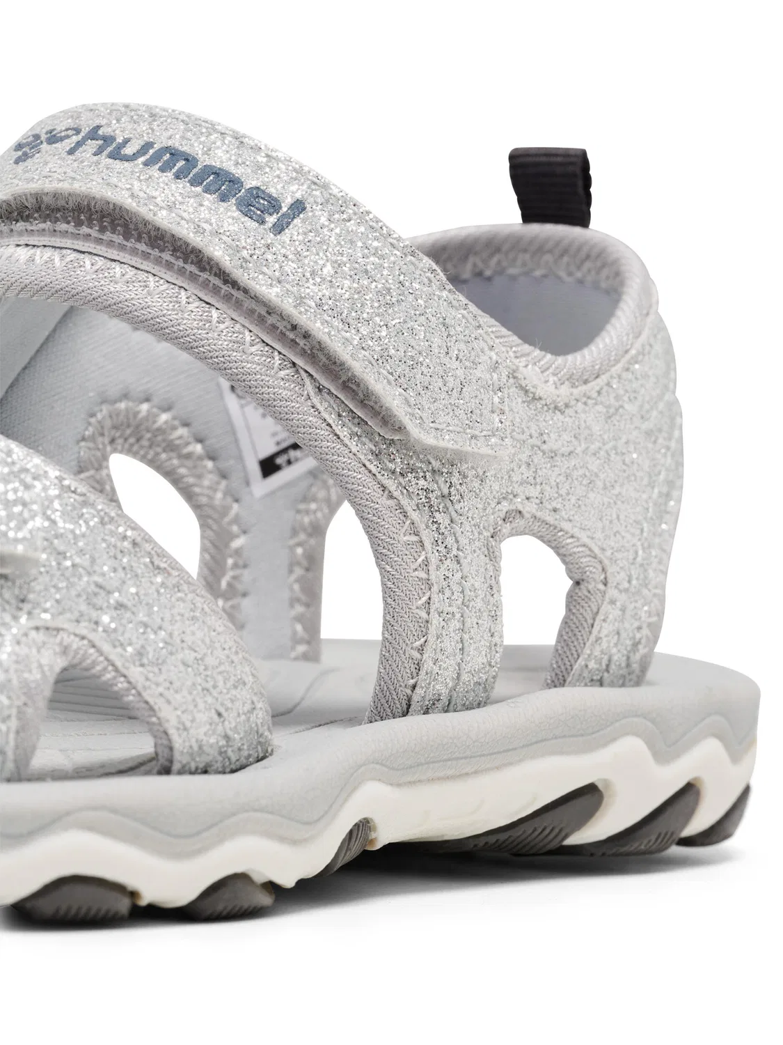 Детские сандалии с блестками Sandal Glitter Hummel, Silver — фото 4