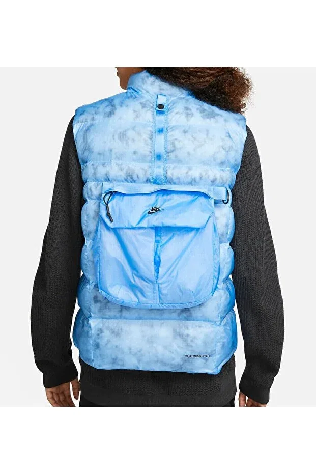 Мужская утепленная жилетка с длинным рукавом Nike, Turquoise Blue — фото 3